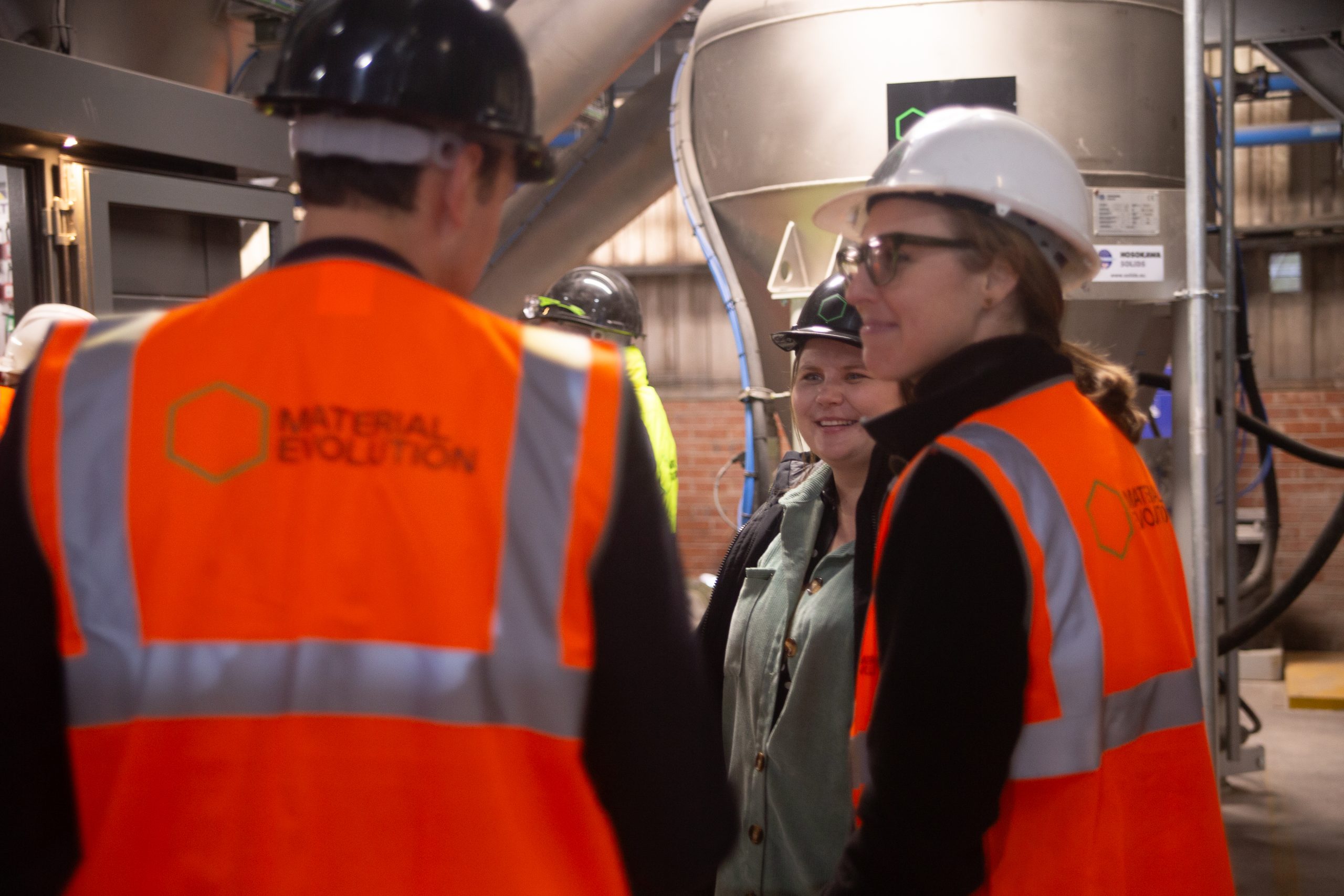 Group inside A1 production facility